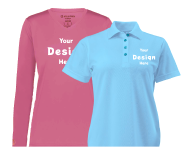 Women long sleeve t-shirt, short sleeve polo